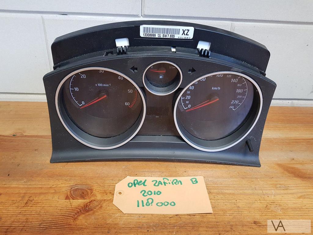 Opel Astra H en Zafira B cockpit kilometerteller dashboard, Auto-onderdelen, Dashboard en Schakelaars
