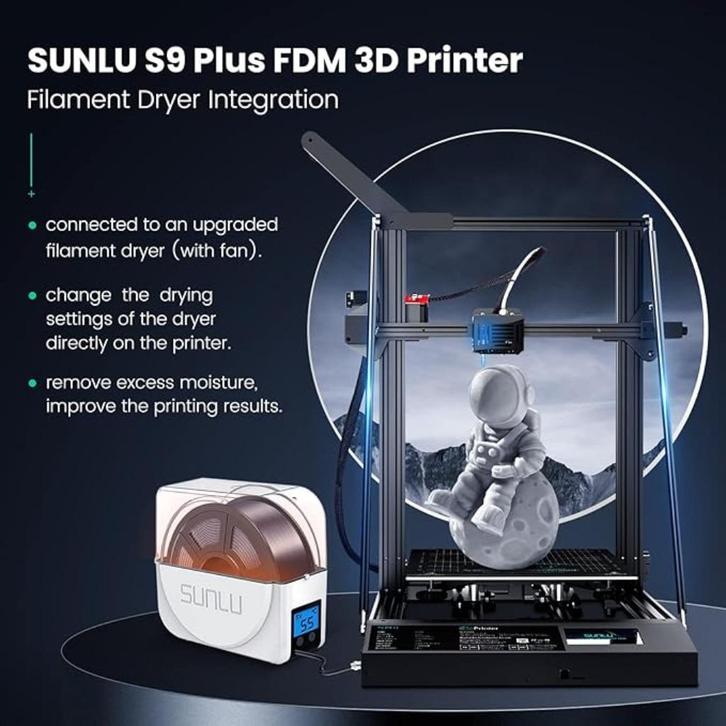 Sunlu 3D printer S9 Plus, Computers en Software, 3D Printers, Zo goed als nieuw, Ophalen