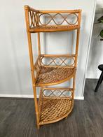 Riet rieten rotan rattan kast kastje bamboe bruin, Ophalen of Verzenden, Gebruikt