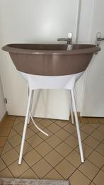 Luma badje taupe met wit, Zo goed als nieuw, Badje, Standaard, Ophalen