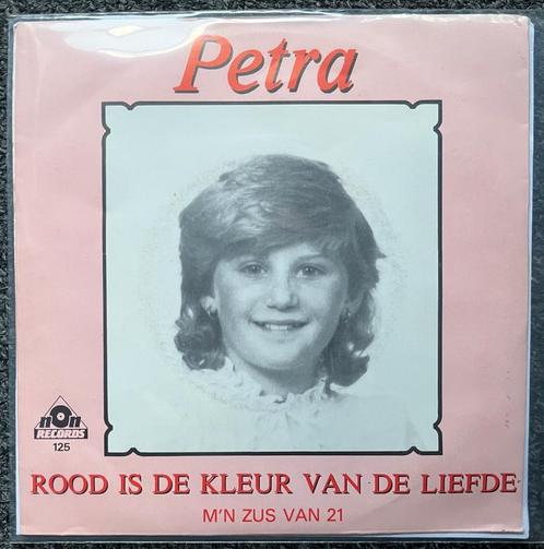Single Petra – Rood Is De Kleur Van De Liefde (1983), Cd's en Dvd's, Vinyl Singles, Zo goed als nieuw, Single, Nederlandstalig