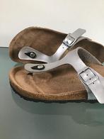 GRATIS VERZENDEN | BIRKENSTOCK Gizeh zilveren slippers 38, Slippers, Overige kleuren, Verzenden, Zo goed als nieuw