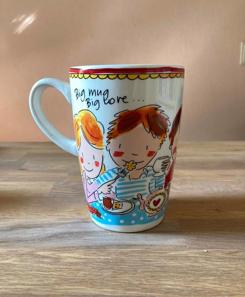 Blond Amsterdam mok XL ‘blah blah blah’, Huis en Inrichting, Keuken | Servies, Zo goed als nieuw, Kop(pen) en/of Schotel(s), Blond Amsterdam