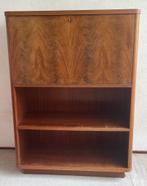 vintage mahonie bureautje, Ophalen, Gebruikt, Bureau