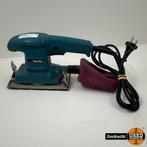 Makita B03700 schuurmachine 2001 | Met garantie, Ophalen of Verzenden, Gebruikt, Minder dan 600 watt, Vlakschuurmachine