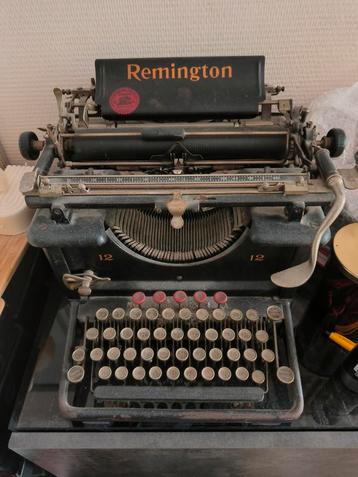 Antieke Remington Standard 12 typemachine – jaren 1920 beschikbaar voor biedingen