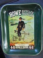 Vintage emaille dienblad van Howe Bicycles Tricycles, Gebruikt, Ophalen of Verzenden