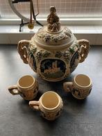 Vintage Gerz Bowl pot met mokken, Antiek en Kunst, Ophalen of Verzenden