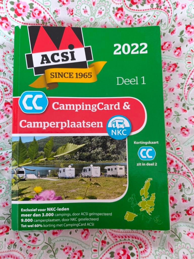 Acsi camping & camperplaatsen deel 1 van 2022, Overige merken, ACSI, Europa, Ophalen of Verzenden