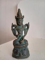 Klein bronzen hindoe boeddha beeld Thailand Tibet, Antiek en Kunst, Ophalen of Verzenden