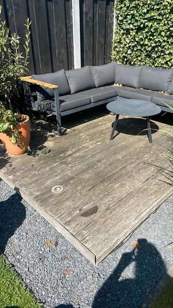 Gratis af te halen! Vlonderplanken ~3x2,5m top voor moestuin beschikbaar voor biedingen