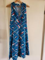 Turquoise King Louie halterjurk 40, Kleding | Dames, Maat 38/40 (M), Blauw, Ophalen of Verzenden, Zo goed als nieuw