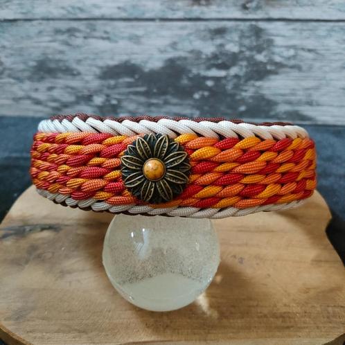 Halsband Double Magic 42-48cm, Dieren en Toebehoren, Hondenhalsbanden en Penningen, Nieuw, Handgemaakt, Ophalen of Verzenden