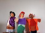 Disney Handpoppen Set - Aladdin, Ariel, Muis, Ophalen of Verzenden, Zo goed als nieuw, Overige typen