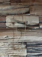 Prachtige 14 karaat vintage ketting met diamant, Sieraden, Tassen en Uiterlijk, Antieke sieraden, Ophalen, Goud, Ketting