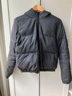 Zwarte puffer jas jack capuchon H&M S, H&M, Ophalen of Verzenden, Zo goed als nieuw, Maat 36 (S)