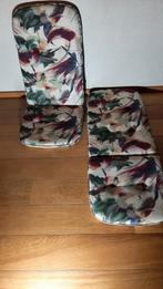 Set van 4 stoelkussens met bloemenmotief, Tuin en Terras, Ophalen of Verzenden, Zo goed als nieuw