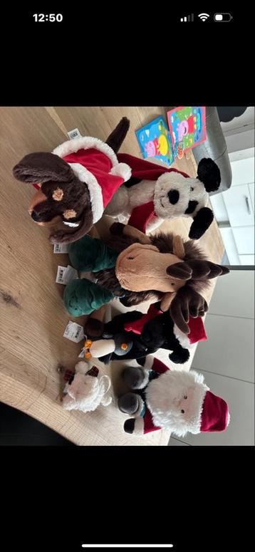 Jellycat Kerst Knuffels - Nieuw met kaartje! beschikbaar voor biedingen