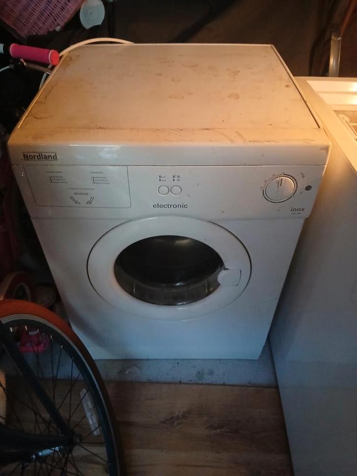 Nordland Wasmachine - Gebruikt, Witgoed en Apparatuur, Wasmachines, Gebruikt, Voorlader, 6 tot 8 kg, 85 tot 90 cm, 1200 tot 1600 toeren