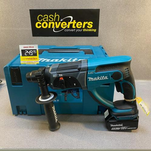 Makita DHR202 | Accu Boormachine | koffer | 5.0Ah | 346532, Doe-het-zelf en Verbouw, Gereedschap | Boormachines, Nieuw, Boor- en Schroefmachine