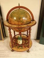XL OUDE  ITALIAANSE GLOBEBAR BAR GLOBE WIJN BAR 95X57 CM, Ophalen
