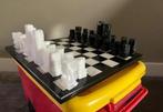 Marmeren schaakbord marmer 35x35, Ophalen of Verzenden, Gebruikt