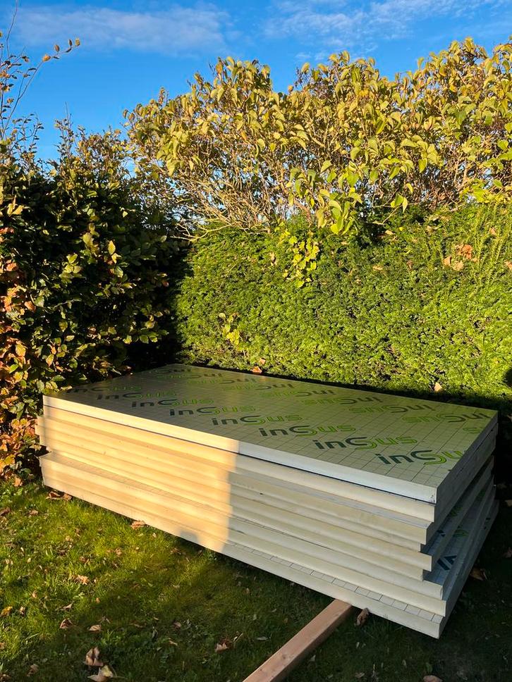 Nieuwe PIR platen 6cm, Doe-het-zelf en Verbouw, Isolatie en Afdichting, Nieuw, Vloerisolatie, Muurisolatie, Dakisolatie, Hardschuim (Pir)