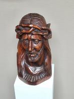 Massief Houten Christus Beeld, Ophalen of Verzenden