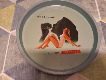 Vintage Dienblad First Choice Cola Pin-Up beschikbaar voor biedingen