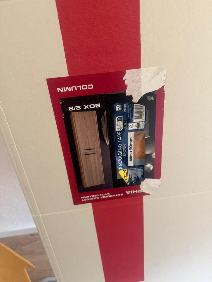 Badkamerkast Column - Nieuw in doos, Huis en Inrichting, Badkamer | Badkamermeubels, Nieuw, (Half)hoge kast, 150 tot 200 cm, Minder dan 50 cm