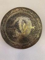 GELEEFD koperen tafelblad als wanddecoratie POETS PROJECT!, Ophalen of Verzenden, Koper