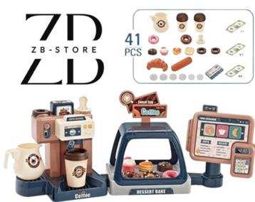 Speelgoed Koffie & Dessert Set  41-delige set voor barista`s beschikbaar voor biedingen