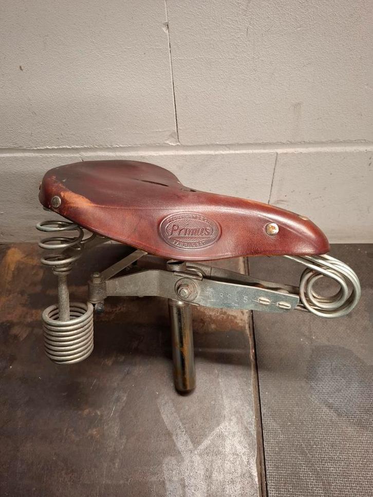 Lepper Primus Zadel, Fietsen en Brommers, Fietsonderdelen, Gebruikt, Ophalen