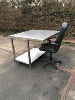 RVS BURO / RVS Werktafel, Ophalen