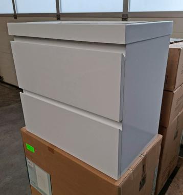 Badkamermeubel ondiep 60x38 cm hoogglans wit beschikbaar voor biedingen