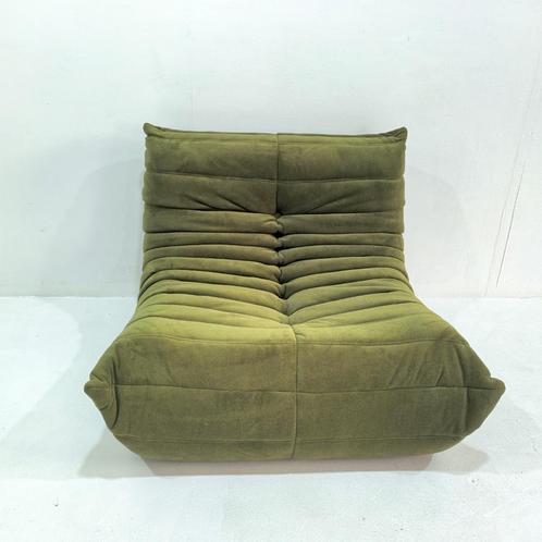 Modulaire Togo 1-Zits bank Mircovelvet stof kleur: Groen, Huis en Inrichting, Banken | Sofa's en Chaises Longues, Nieuw, Eenpersoons