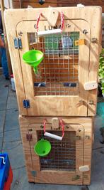 2 x goedgekeurde houten hondenbench vliegtuig, Dieren en Toebehoren, Ophalen, Zo goed als nieuw