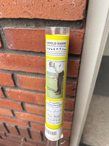 golf training aid Harold Swash putting rail / put / putter beschikbaar voor biedingen