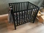 Box zwart - Europe baby Casper, Kinderen en Baby's, Boxen, Ophalen, In hoogte verstelbaar