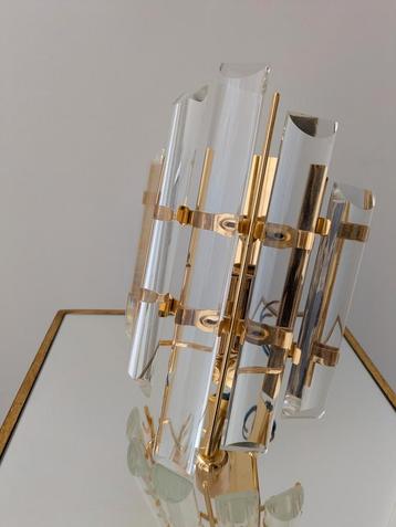 Venini wandsconces lucite wandlampen Hollywood Regency  beschikbaar voor biedingen