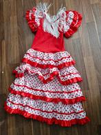 Carnaval Verkleedset Spaanse Jurk - Basisschool, Kinderen en Baby's, Ophalen, Zo goed als nieuw, 122 t/m 128, Meisje