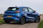 Ford Puma 125 PK EcoBoost Hybrid ST-Line ✅ LED ✅ Stuurve, Voorwielaandrijving, Euro 6, Blauw, Origineel Nederlands