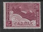 België 1927   Caritas   234   (Met plakkerresten), Verzenden