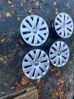 VW Polo Velgen 15 inch 5x100 met Wieldoppen (2010-2017), Auto diversen, Wieldoppen, Ophalen of Verzenden, Gebruikt