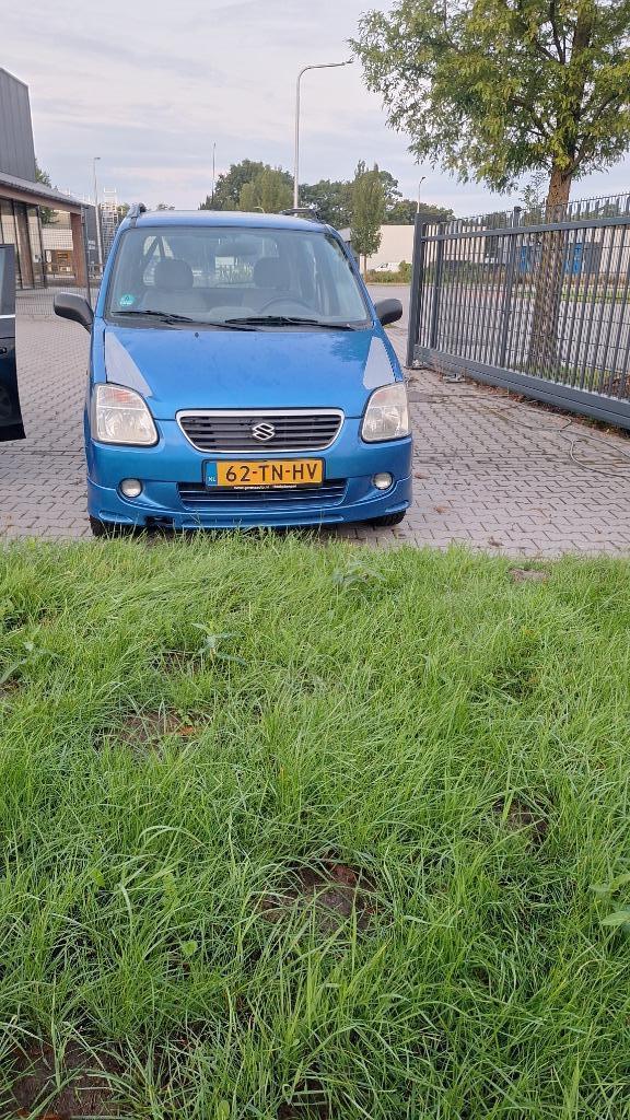 Suzuki 2003 Blauw, Auto's, Suzuki, Particulier, Wagon R+, Benzine, Stationwagon, Handgeschakeld, Geïmporteerd, Blauw, Ophalen