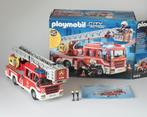 Playmobil 9463 - Brandweer Ladderwagen (licht en geluid), Ophalen of Verzenden, Zo goed als nieuw, Complete set