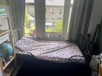 Minnen meegroeibed IKEA zwart, Kinderen en Baby's, Kinderkamer | Bedden, Ophalen, 70 tot 85 cm, Zo goed als nieuw, Matras