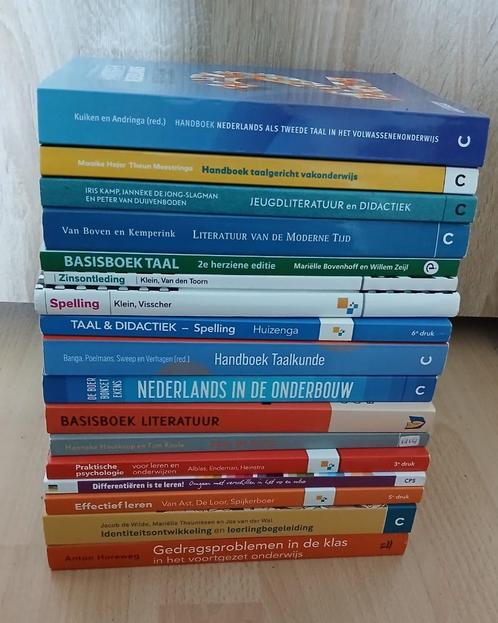 Studieboeken Leraar Nederlands en PDT Fontys Sittard (FLOS), Boeken, Studieboeken en Cursussen, Zo goed als nieuw, HBO, Alpha