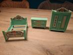 Vintage Poppenhuis Slaapkamer Set - Jean W. Germany, Kinderen en Baby's, Speelgoed | Poppenhuizen, Ophalen of Verzenden, Gebruikt