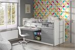 Bonny 95 Halfhoogslaper Schuifbureau - 90x200 - 4 kleuren, Ophalen of Verzenden, Nieuw